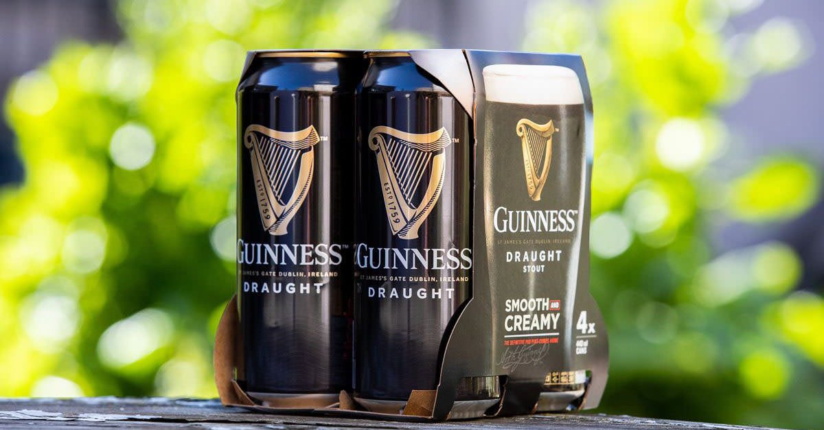 Guinness Becomes Latest Beer Brand To Ditch Plastic Packaging photo