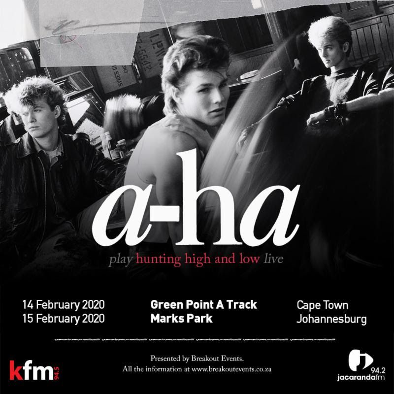 ’80s Hitmakers A-ha To Tour Sa In 2020 photo