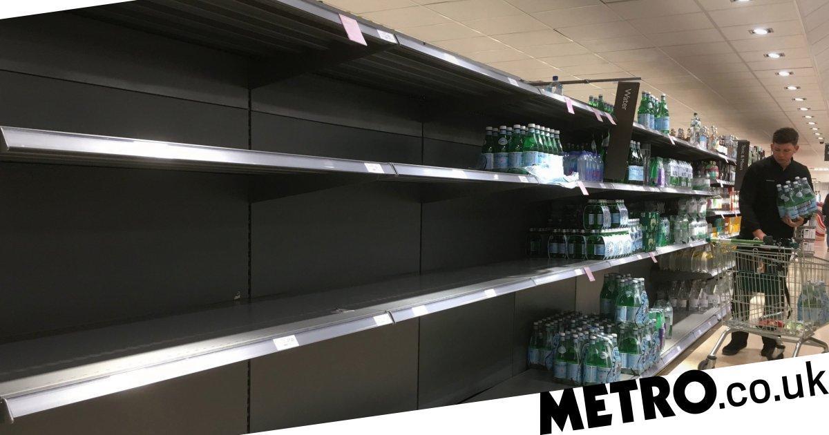 People Start Panic Buying Water After Water Main Bursts photo