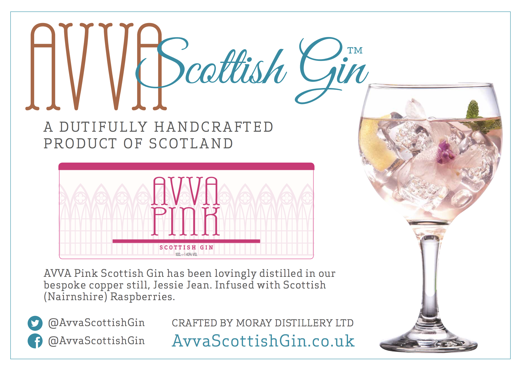 New Pink Gin From Avva Launches At Highland Show photo