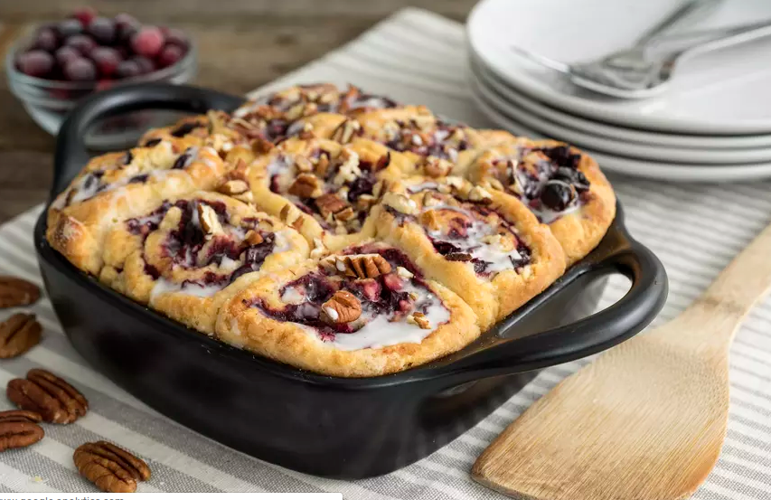 Cranberry and Pecan Breakfast Buns photo