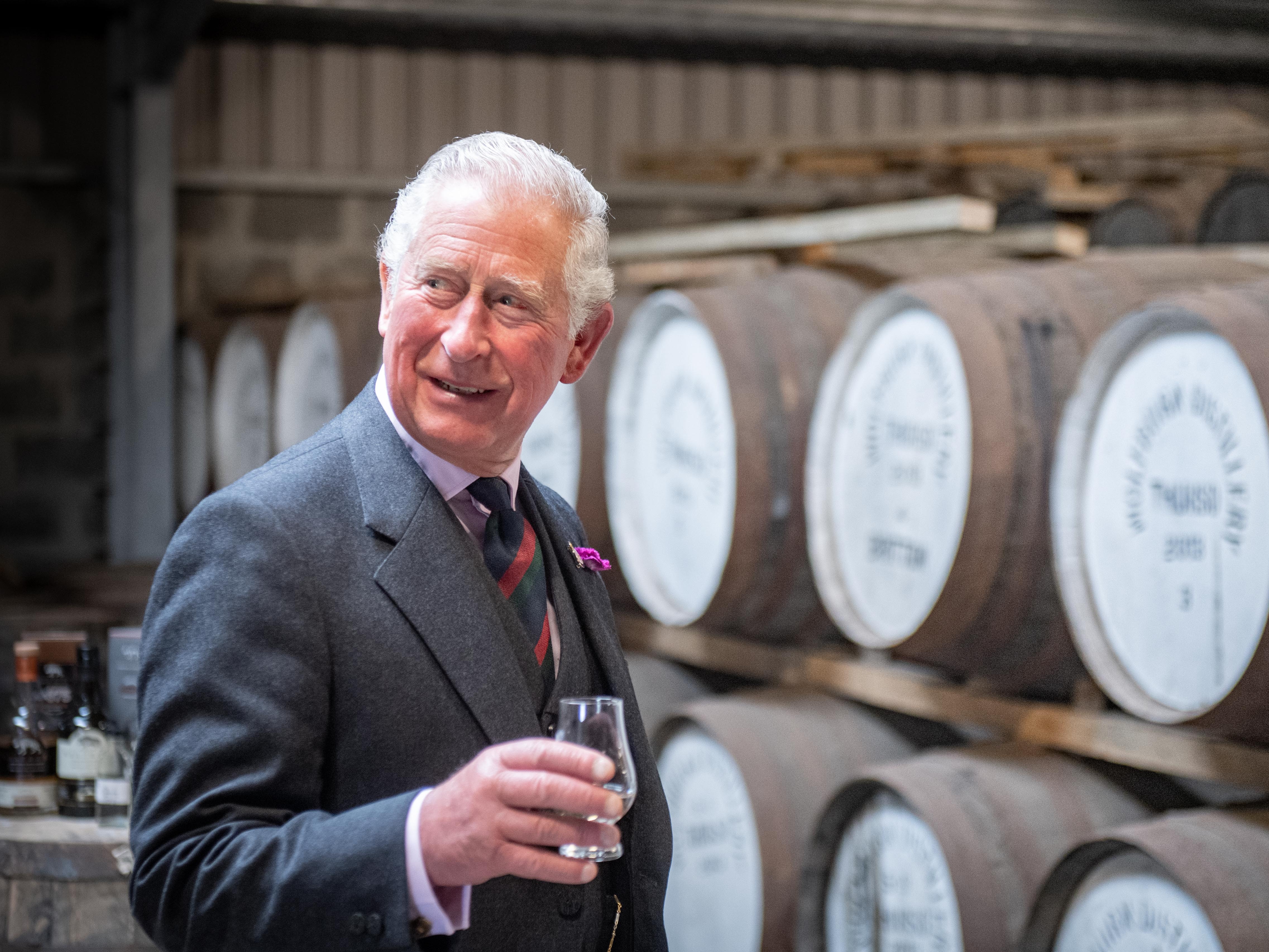 Charles Enjoys Dram At Most Northerly Whisky Distillery On Uk Mainland photo