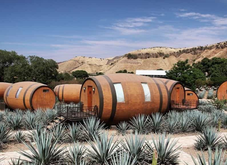 Book A Boozy Vacation At This Tequila Barrel Hotel In Mexico photo