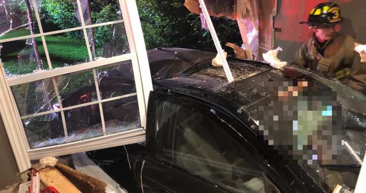 Man Crashes Into House In Glace Bay, N.s., Causing Heavy Damage photo