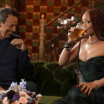 Day drinking with Rihanna and Seth Meyer photo