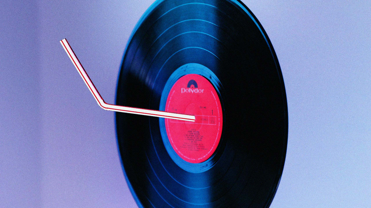 Bacardi Just Found The Best Use For Plastic Straws Ever?turn Them Into Vinyl Records photo