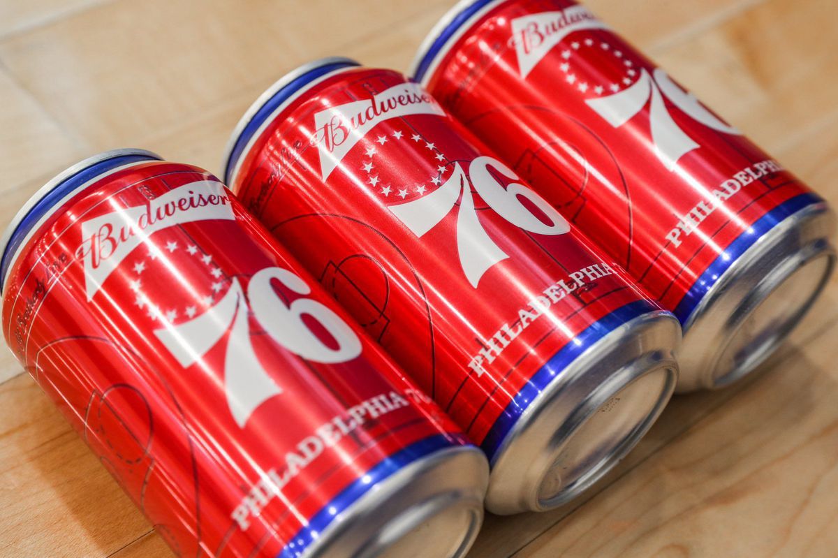 Sixers Get Their Own Budweiser Can, But This Isn?t Their First Brew photo