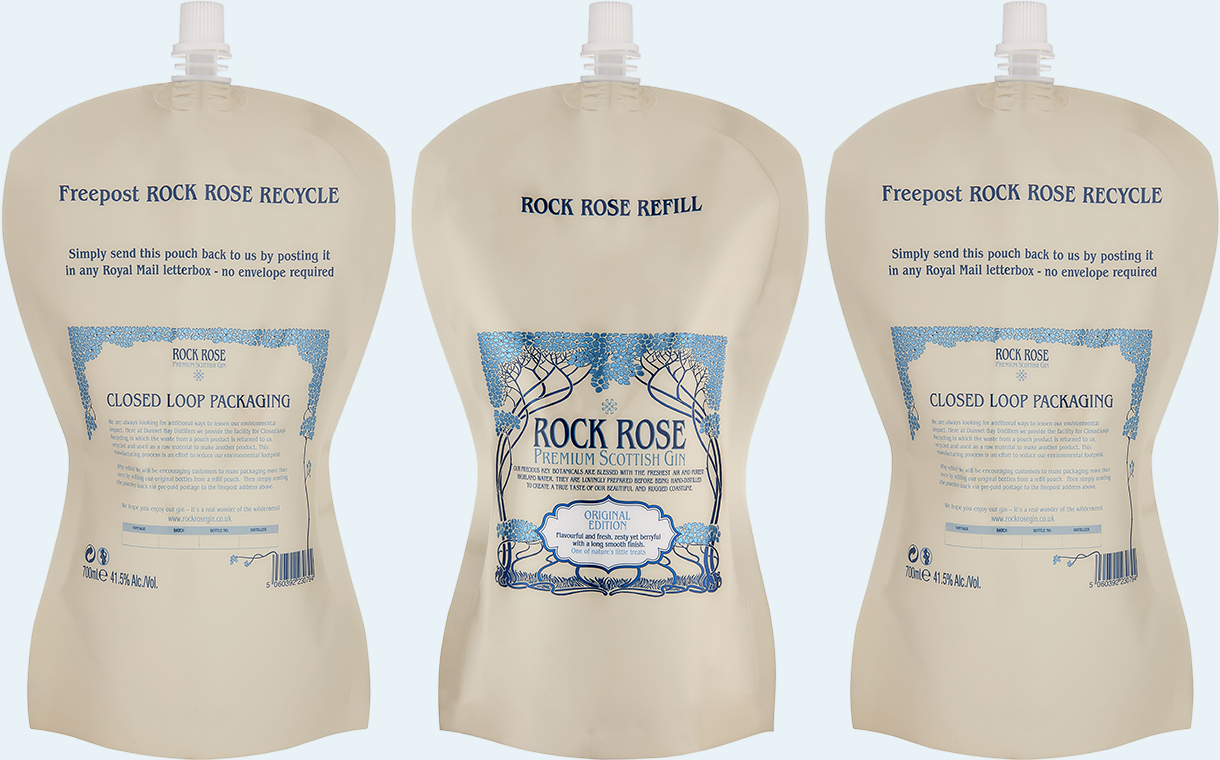 Dunnet Bay Distillers Launches Rock Rose Gin In Refill Pouches photo