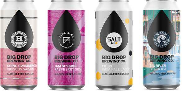 Big Drop Brewing Launches Global Collaboration Series Of 0.5% Abv Beers photo