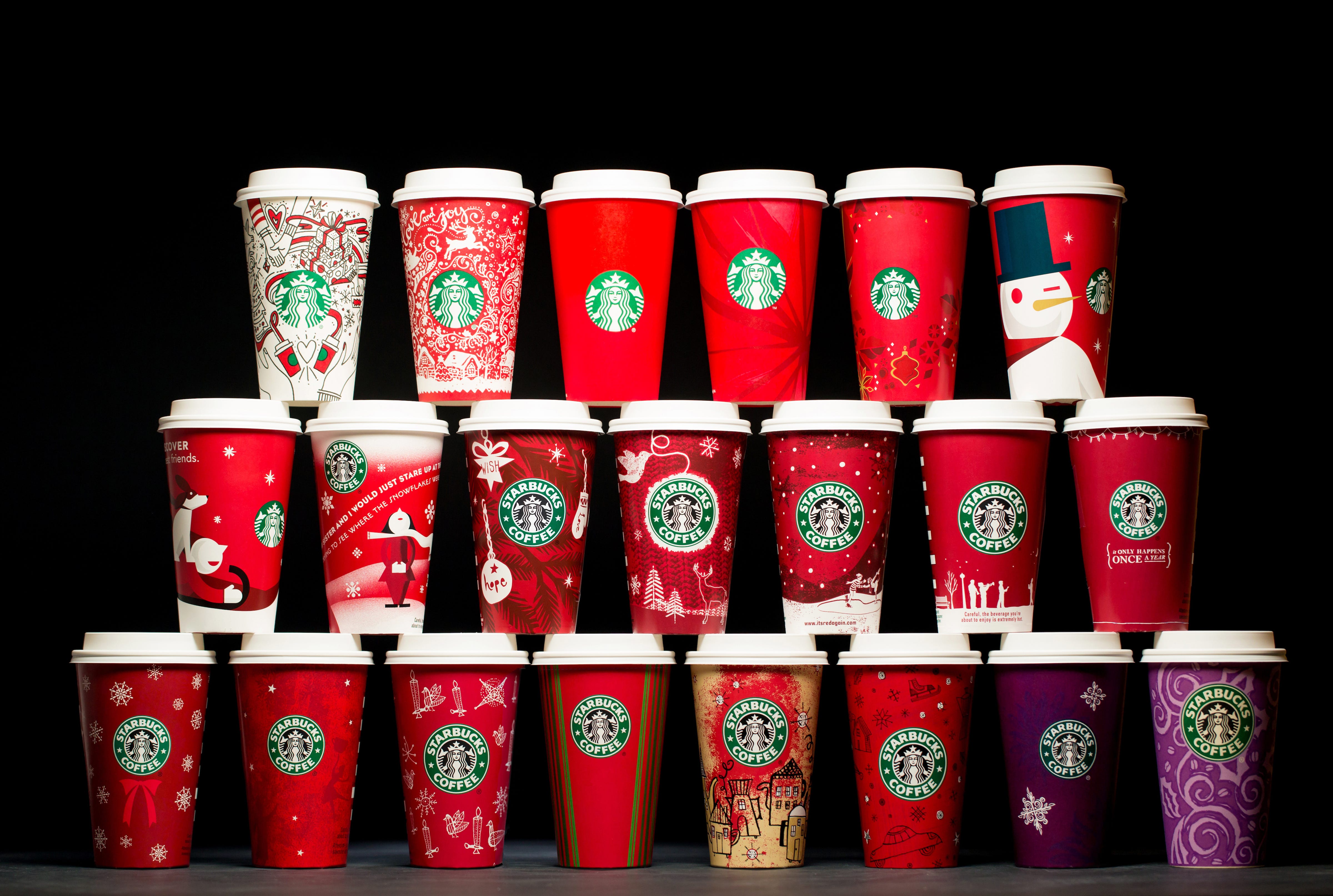 Starbucks’ Holiday Cups: 22 Years Of Festive Holiday Beverages photo