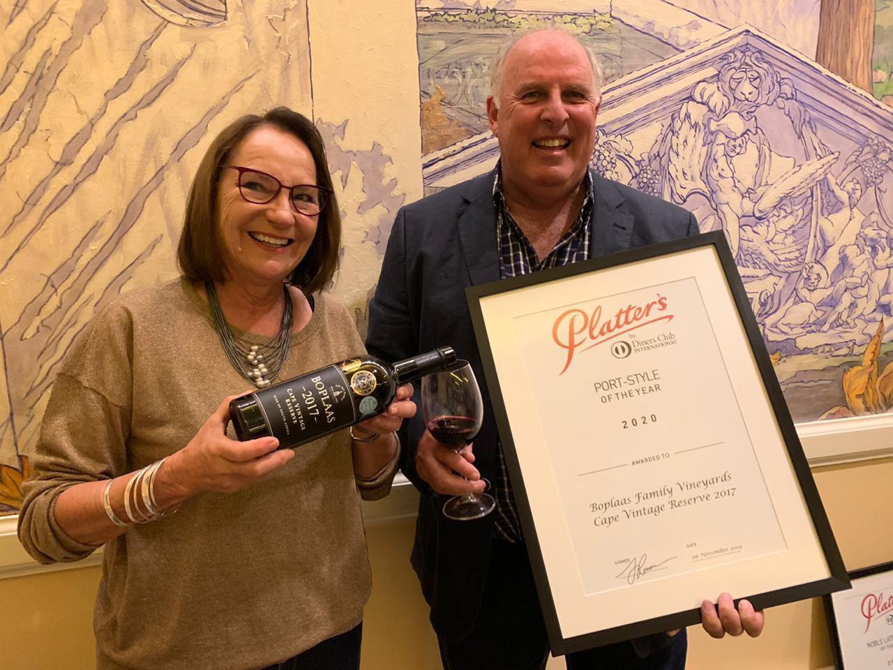 Boplaas receives five stars and title of Port of the Year from Platter’s wine guide photo