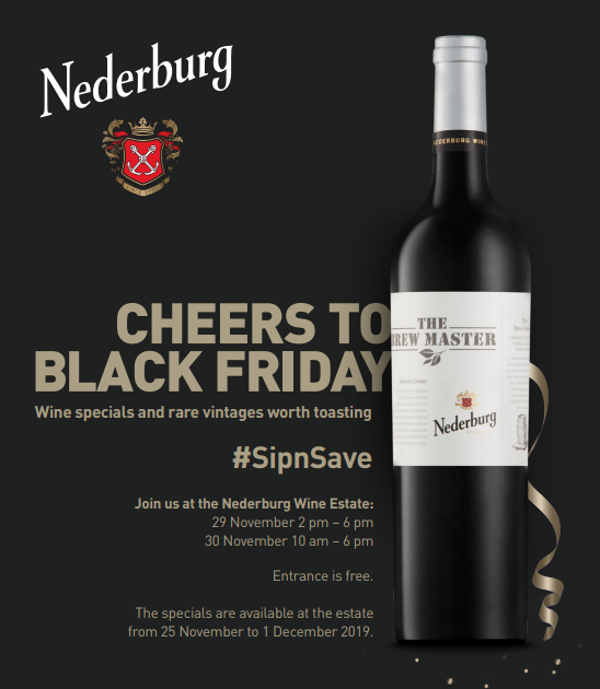 Nederburg Black Friday: Your Chance To #sipnsave photo