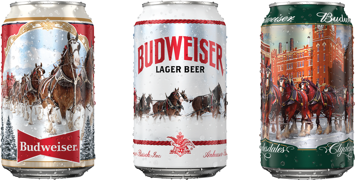 Budweiser Is Releasing 4 Limited-edition Holiday Cans So You Can Really Get In The Holiday Spirit photo