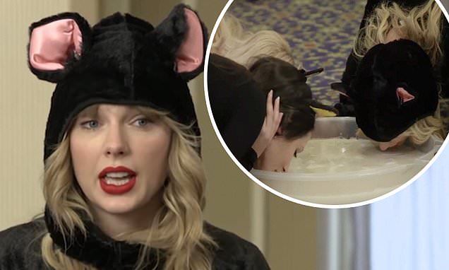 Taylor Swift And Her Cats Co-stars Take Part In Bizarre Skit photo