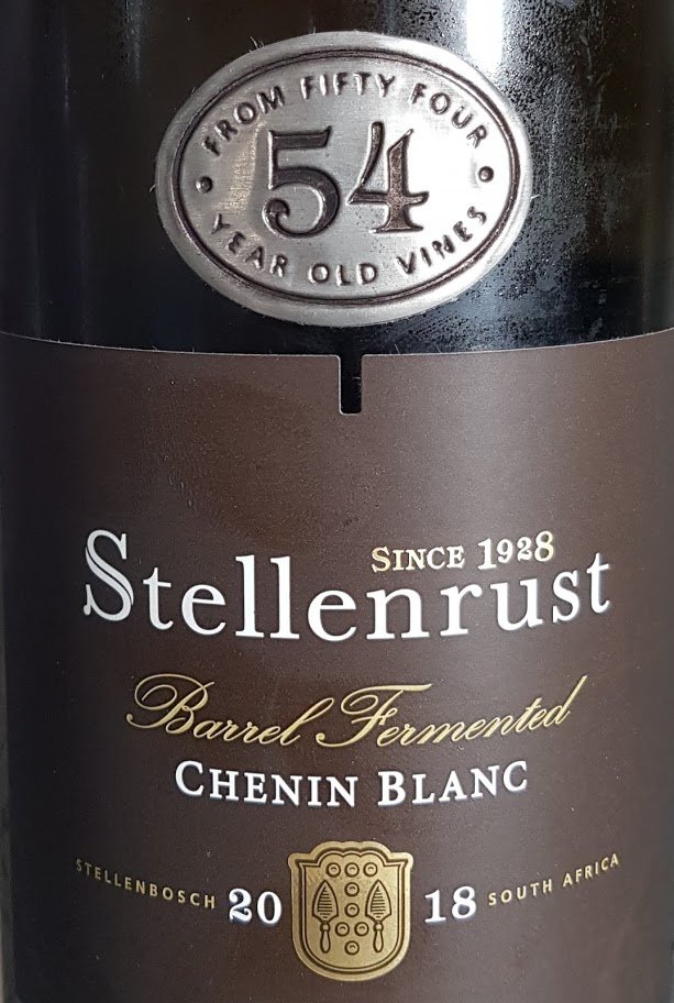 Stellenrust 54 Barrel Fermented Chenin Blanc 2018 photo
