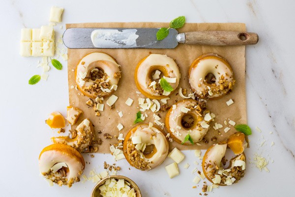 Baked Carrot Cake Doughnuts Paired With Riesling photo