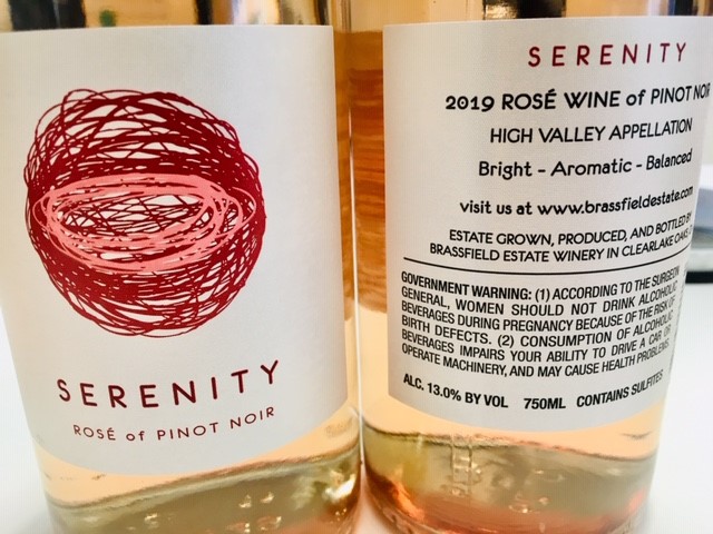 Brassfield Estate Releases Serenity Rosé Of Pinot Noir photo