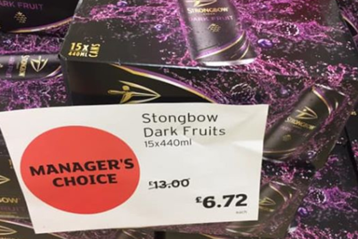 Sainsbury’s Is Selling A Case Of Strongbow Dark Fruit For Half Price photo