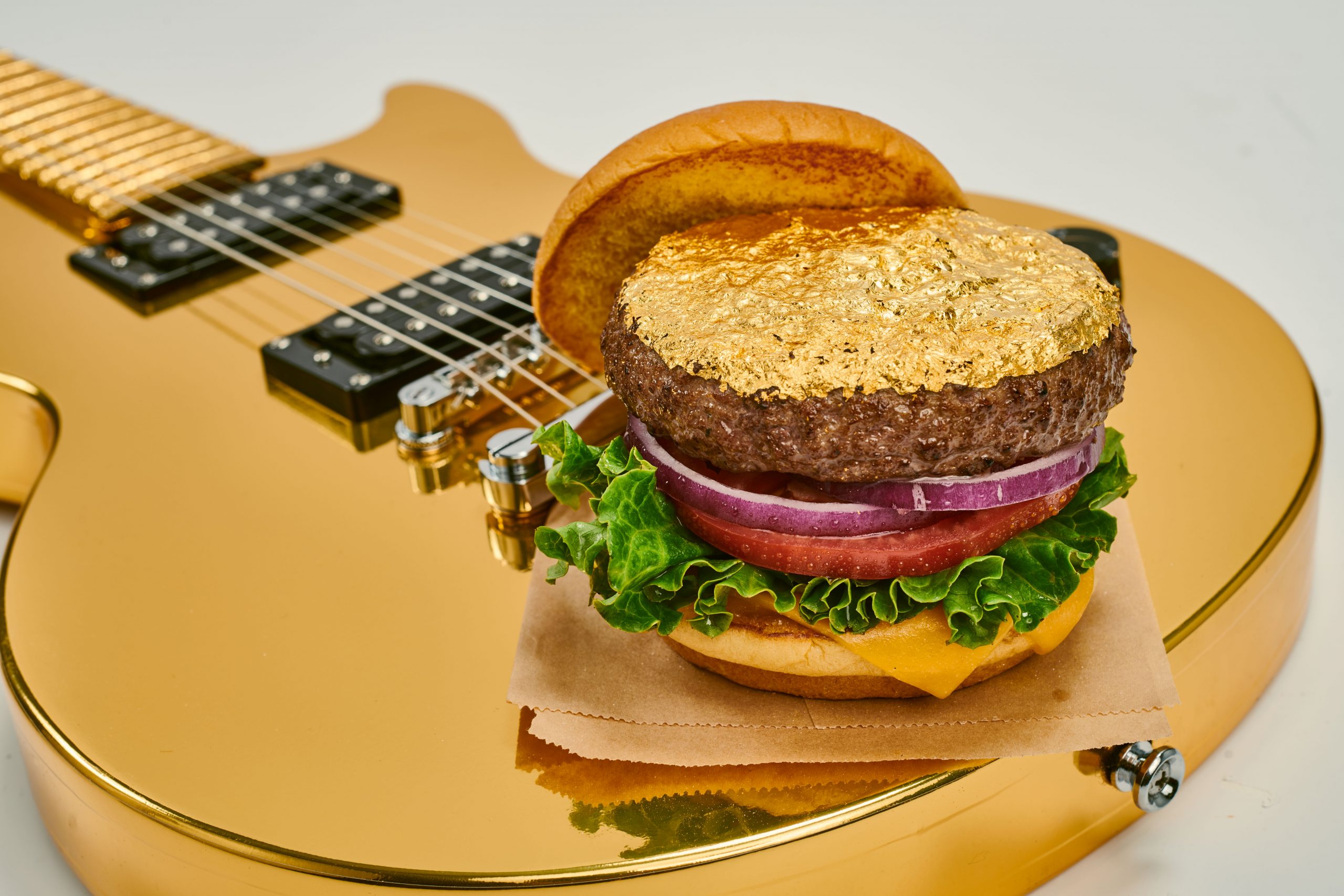 Tuck Into The World’s First Edible 24-Karat Gold Leaf Steak Burger At Your Local Hard Rock Cafe photo