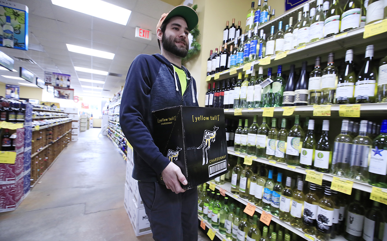 Grab Some Pinot Grigio And Stay Home: Liquor Stores Are Swamped photo