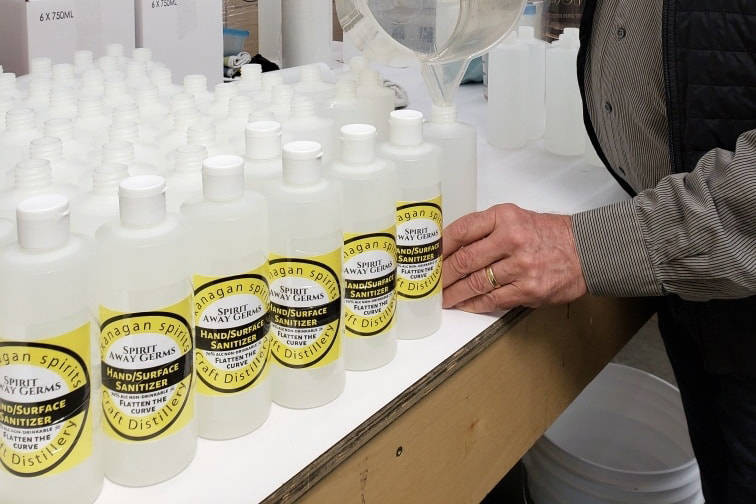 Okanagan Distillery’s Hand Sanitizer Nearly Ready For Public photo