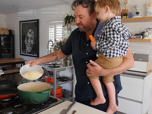 Watch: Bertus Basson Makes Breakfast At Home With His Family photo