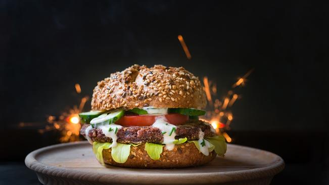How To A Make Vegan Burger Using Pantry Staples photo