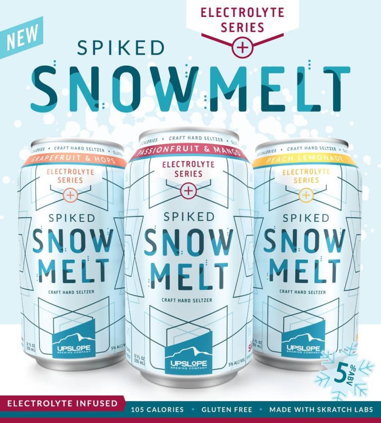 Upslope Brewing Launches Electrolyte Series Spiked Snowmelt photo