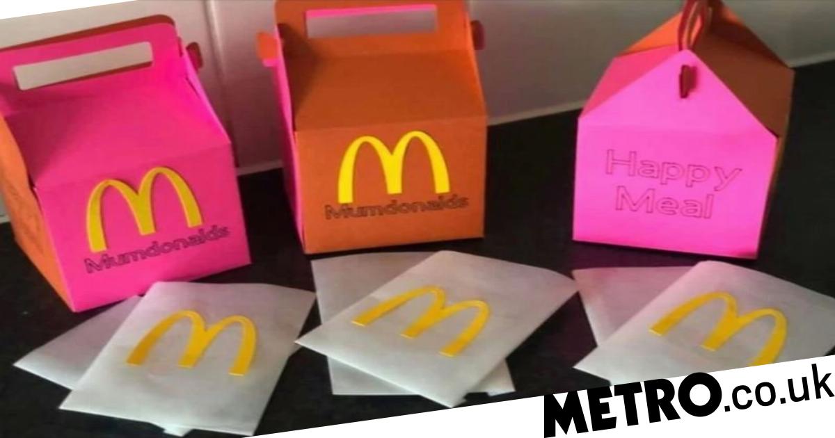 Woman Creates ‘mumdonalds’ Happy Meal Boxes For Kids After Mcdonald’s Closure photo