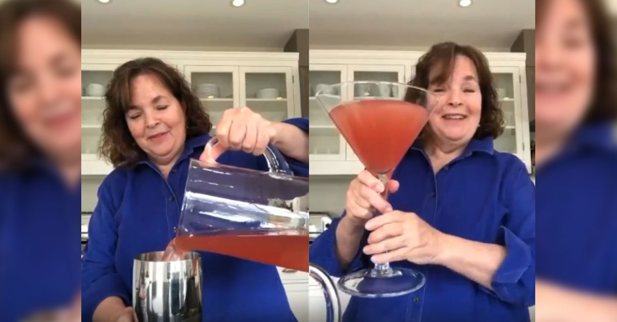Ina Garten Is Living Her Best Quarantine Life With This Enormous Cosmo photo