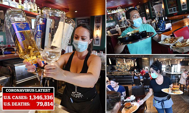 Bartenders Are Back Pouring Drinks In Las Vegas As Restaurants Reopen photo