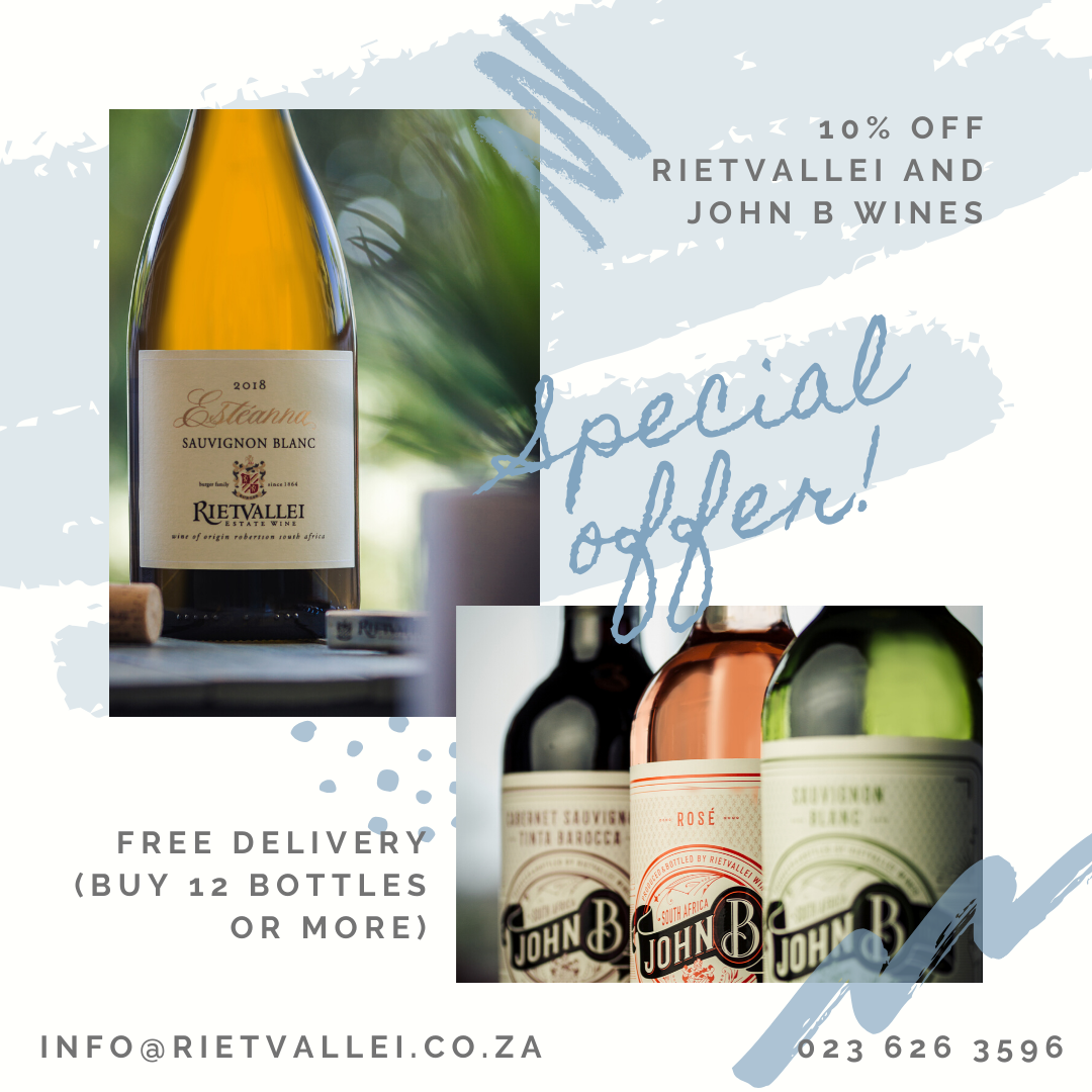 Rietvallei Wine Estate Special Offer: 10% Discount and Free Delivery photo