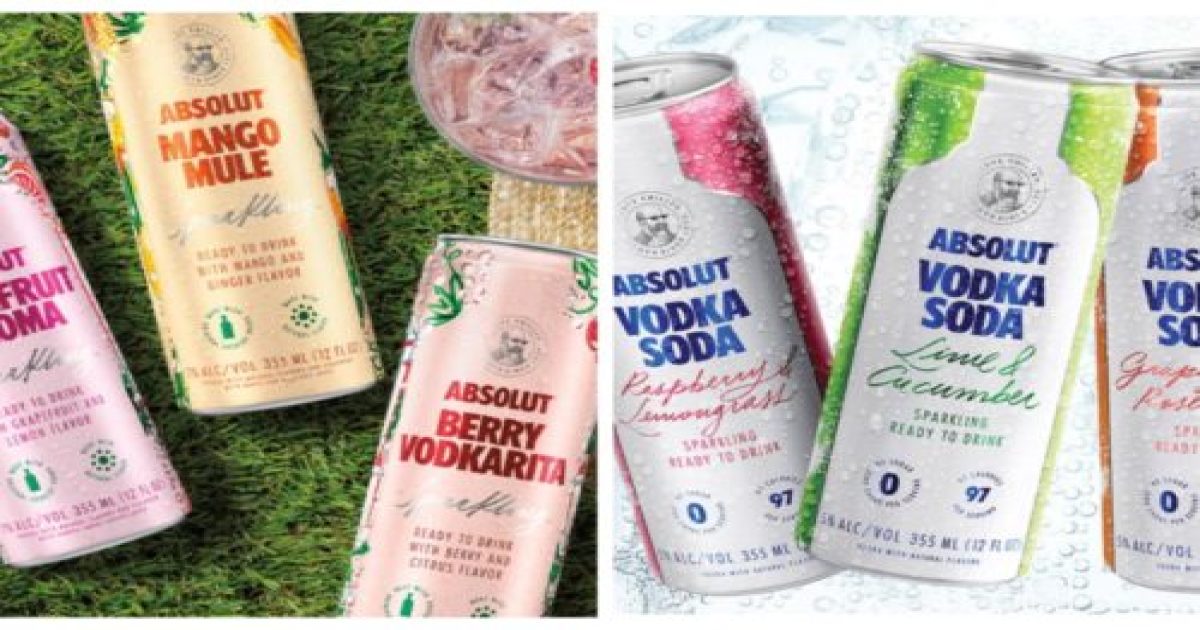 Absolut Is Selling Pre-mixed Canned Vodka Drinks Just In Time For Summer photo