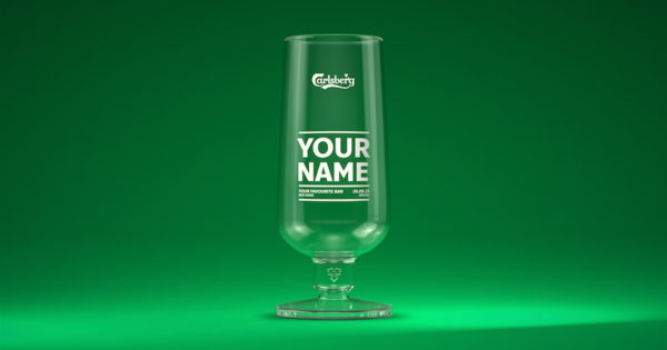 To Aid Pubs, Carlsberg Auctions Custom Glasses For Regulars photo