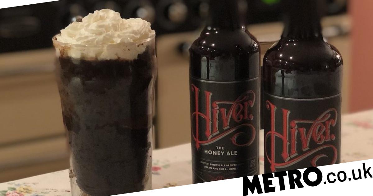 How To Make A Chocolate Cake In A Pint Glass photo