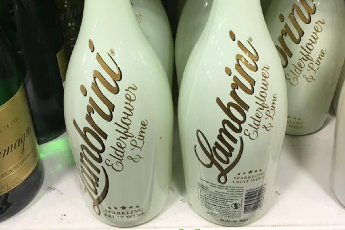 Lambrini Does An Elderflower And Lime Flavour And It’s £2.50 At Home Bargains photo