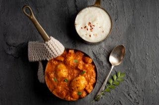 Recipe: Kerala Curried Egg With Pap photo