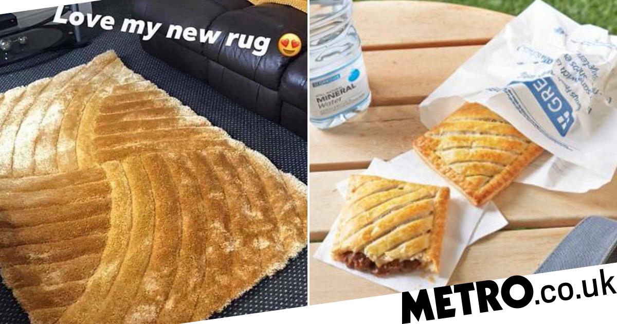 Greggs Thirst Is Real As People Think This Woman’s Rug Looks Like A Steak Bake photo