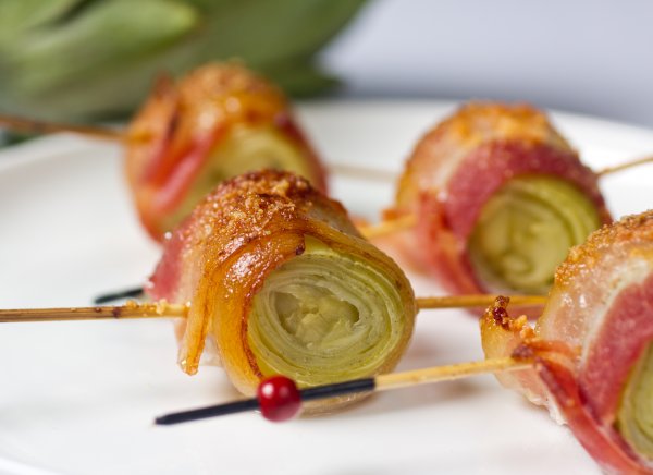 Artichokes Wrapped In Bacon photo
