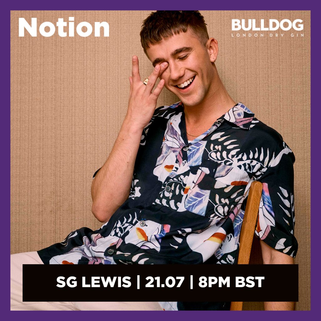 Notion & Bulldog Gin Live Stream With Sg Lewis. photo