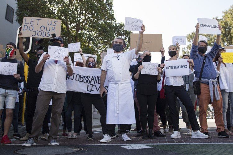 Cooking Up A Storm: Restaurant Staff Protest Across South Africa photo