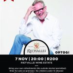 Coenie de Villiers To Perform Under The Stars At Rietvallei photo