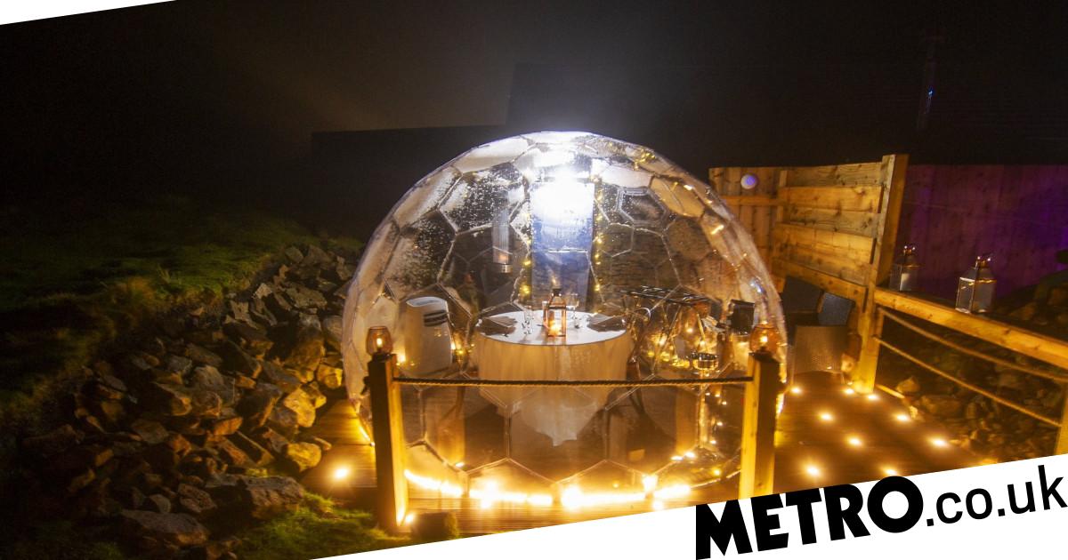 Pub Lets People Eat In Socially-distanced Bubbles Under The Stars photo