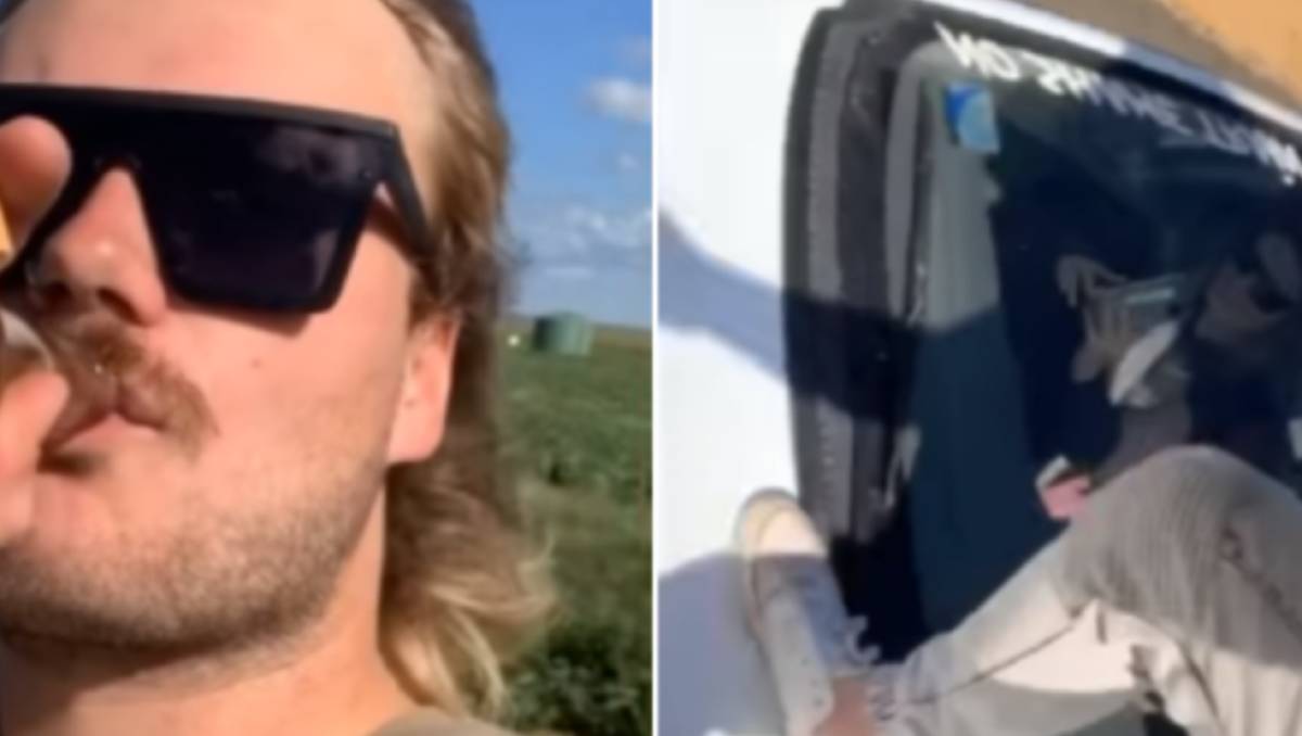 Tiktok-inspired Car-surfing Video Under Police Gaze photo