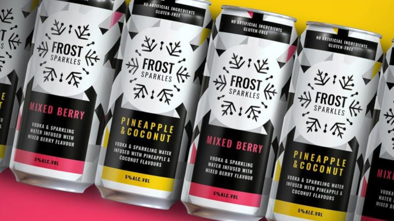 Spiked Sparkling Water Drink, Frost Sparkles Hits Sa Shelves photo