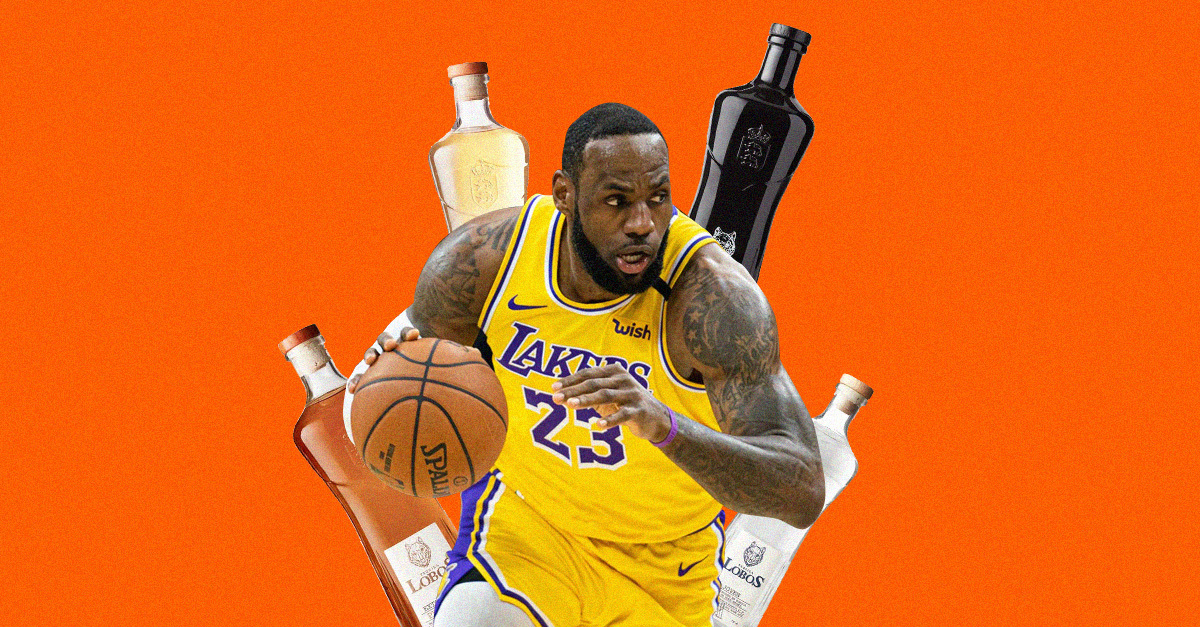 American Basketball Player Lebron James Invests In Lobos 1707 Tequila And Mezcal photo