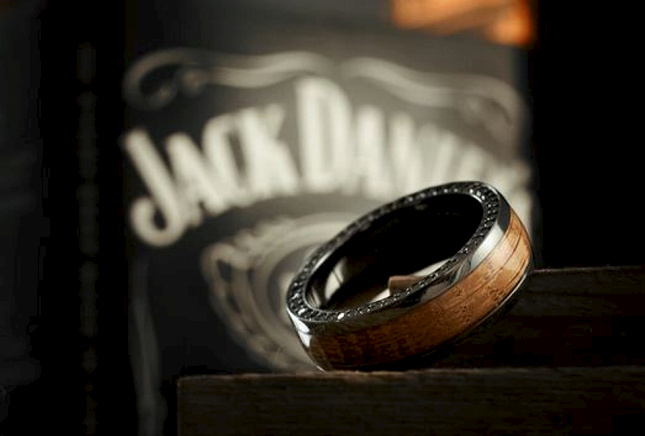 Jack Daniel’s Launches A Range Of Wedding Rings Made From Oak Barrels photo
