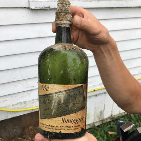 Couple Uncovers 66 Bottles Of 100-year-old Whisky Hidden In Their Walls photo