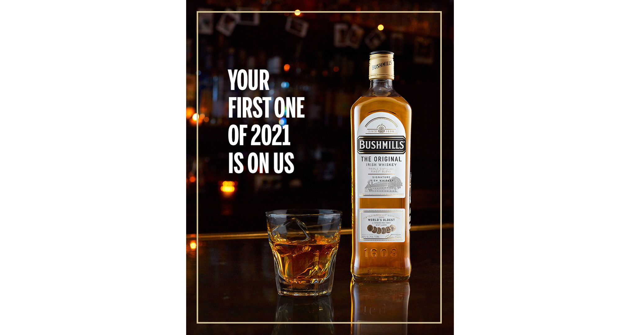 Bushmills Irish Whiskey Is Buying America’s First Drink Of 2021 photo