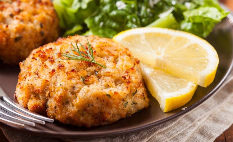 Deep-fried Fish Cakes Made With Oats photo